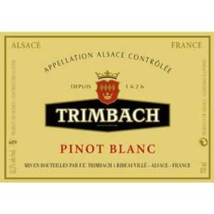  2006 Trimbach Pinot Blanc 750ml Grocery & Gourmet Food