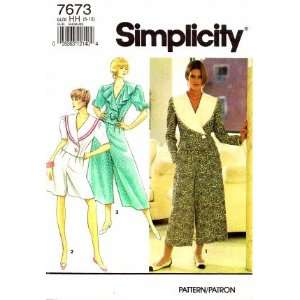  Simplicity 7673 Sewing Pattern Misses Culottes and Top 