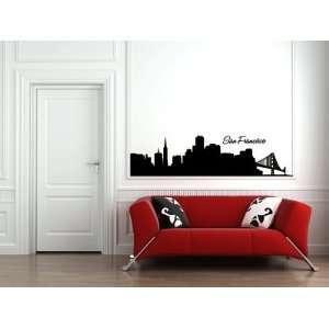  San Francisco Skyline Vinyl Wall Decal Sticker Graphic By 