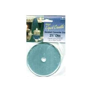  Yaley Liquid Candle 2 1/2 Bevel Converter Disc/wick Anchor 