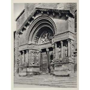  1937 Saint Trophime Romanesque Church Arles France 