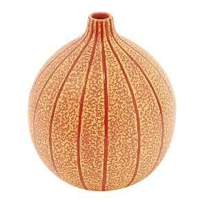  EXP Handcrafted Orange Terracotta Flower Vase With Jazzy 