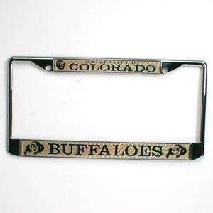   COLORADO METAL LICENSE PLATE FRAME W/DOMED INSERT
