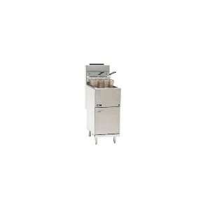  Pitco 35C+S ES NG   35 lb Medium Duty Fryer, Millivolt, Front 