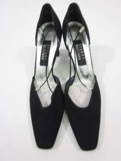 STUART WEITZMAN Black Strappy Heels Shoes Sz 8.5 AA  