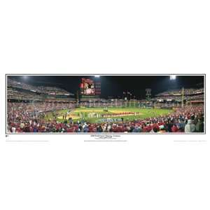 2008 World Series Player Line Up Panoramic Print from the Rob Arra 