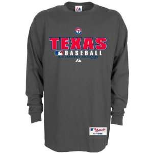 Texas Rangers Practice Long Sleeve T Shirt  Sports 