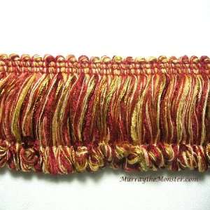  Conso 1.75 inch wide Flambe loop fringe by the yard Arts 