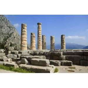  Ruins of the Temple of Apollo, Delphi, Greece   Peel and 