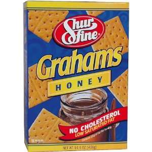 Shurfine Grahams Honey   12 Pack Grocery & Gourmet Food