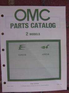 1981 OMC 2 HP Outboard Motor Parts Catalog S  