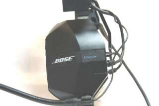 Bose Aviation Headset w/ 2 Headphone Interfaces & Case Clear Gel 