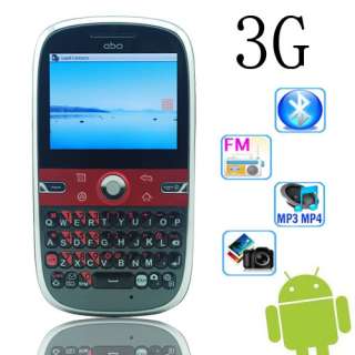 New Unlocked android 2.1 WCDMA A GPS 3G mobile at&t T mobile Qwerty 