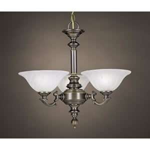  Norwell   Tuscany   3 Light Chandelier   Pewter   5052 PW 