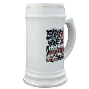 Stein (Glass Drink Mug Cup) Proud Of My Loved One In The US Military 