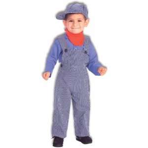  Childrens Train Engineer Costume (SizeSmall 4 6) Toys 