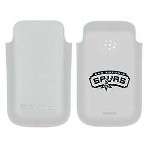  San Antonio Spurs on BlackBerry Leather Pocket Case 