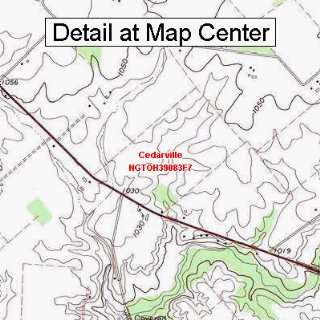   Map   Cedarville, Ohio (Folded/Waterproof)
