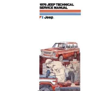  1976 JEEP CJ WRANGLER SCRAMBLER etc Shop Service Manual 