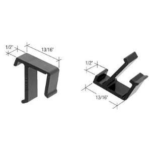  CRL Black Sliding Window Screen Clips for Nordic   Carded 