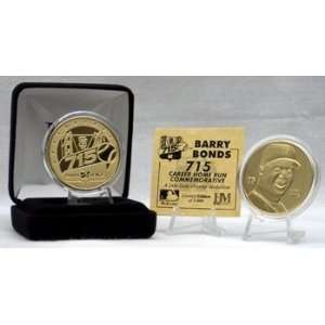    Barry Bonds 715th Home Run 24KT Gold Coin