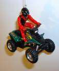 ATV Quad 4 Wheeler Christmas Tree Ornament Diecast