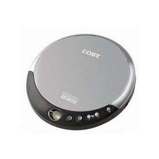 Coby CX CD109 Slim Personal CD Player with Stereo Headphones (Silver 