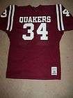 VTG 1980s MacGregor SandKnit Quakers Game Used Worn Football Jersey