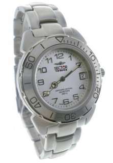 Sector 450 White Dial Stainless Steel Mens Watch 2653455215  
