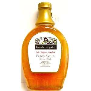 Peach Syrup (No Sugar Added) 12 oz (1g sugar)  Grocery 