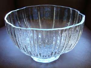 ROSENTHAL STUDIO LINIE CRYSTAL BOWL STRUCTURE PATTERN  