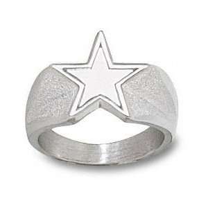  Dallas Cowboys Sterling Silver Star 5/8 Ring Size 10 1/2 