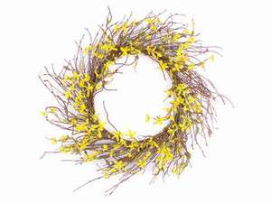 Forsythia Wreath Twig Spring Door Wreaths 746427420112  