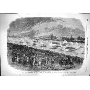   1861 VOLUNTEER SHAM FIGHT WIMBLEDON SOLDIERS CAVALRY