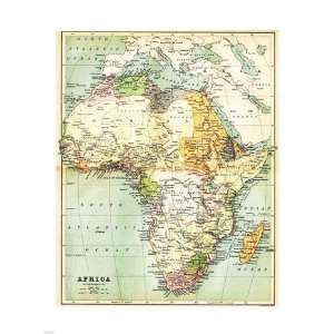  Pivot Publishing   B PPBPVP1504 Map of Africa 1885  18 x 