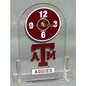 ZaMeks Texas A&M Aggies NCAA Licensed Desk Clock Sports 