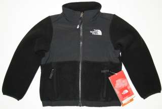   The North Face Kids Girls XS 6 Denali Black Recycled Fleece Jacket NEW