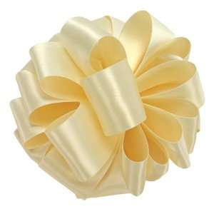   Double Face Satin Craft Ribbon, 1/4 Inch Wide by 20 Yard Spool, Cream