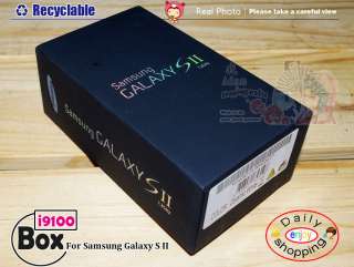 For Samsung i9100 Galaxy S2 S II Package Retail box + Manual Guide 