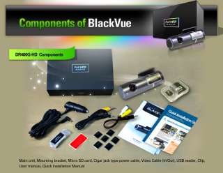 PITTASOFT] BlackVue DR400G HD(16GB) Vehicle car Black box driving 