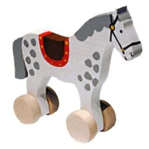  Wooden Horse (Push Toy) Toys & Games