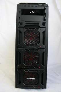   DF 85 Black Steel Plastic ATX Full Tower Computer Case Cases Black Red