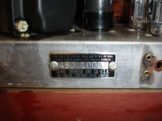  Silvertone Amplifier Tube 9315 T 450.1001 6v6 GT 12ax7 GT 5y3 GT 