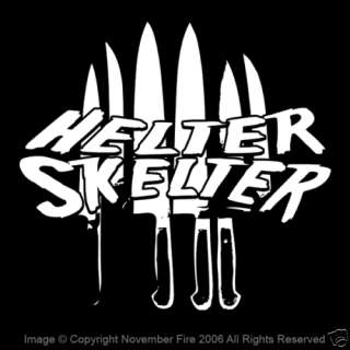 Helter Skelter Shirt The Family Manson Creepy Crawly  