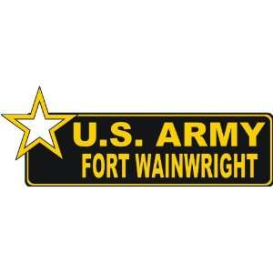  United States Army Fort Wainwright Bumper Sticker Decal 9 