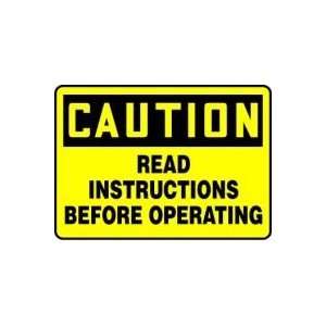  CAUTION READ INSTRUCTIONS BEFORE OPERATING 10 x 14 