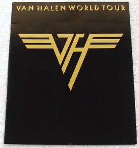 VAN HALEN ~Original 1979 WORLD TOUR CONCERT PROGRAM~EX+  