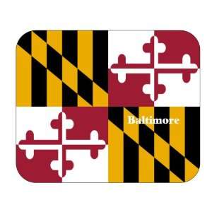  US State Flag   Baltimore, Maryland (MD) Mouse Pad 