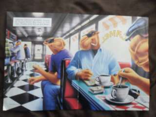 1997 Print Ad JOE Camel Cigarettes Diner Cafe Grill Coffee Shop  
