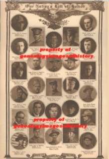 World War I Honor Roll of Veterans Genealogy no 1  